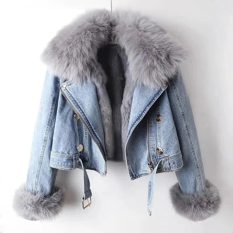 Denim Diva Biker Jacket